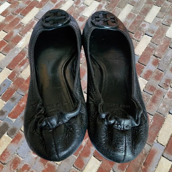 Womans TORY BURCH Minnie Travel Ballet Black Size 8 - Picture 5 of 16